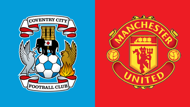 Coventry City F.C. vs Man United Lineups