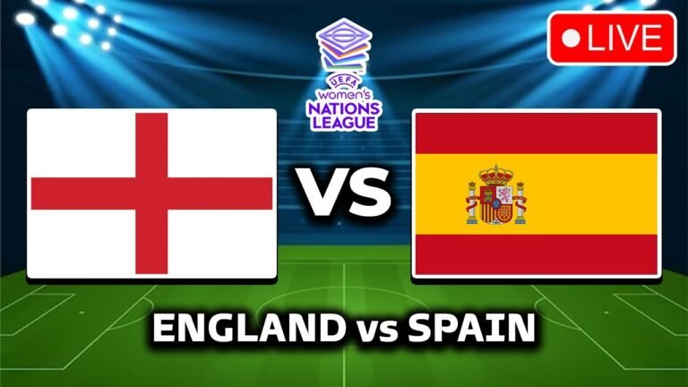 England vs Spain