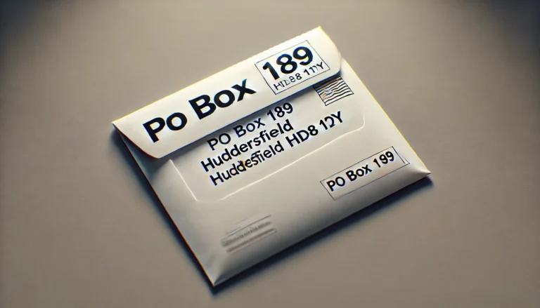 PO Box 189 Huddersfield HD8 1DY