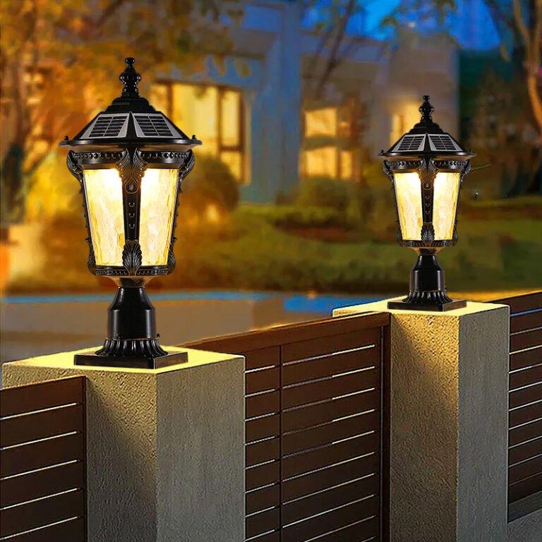 Outdoor Solar Pole Lamps